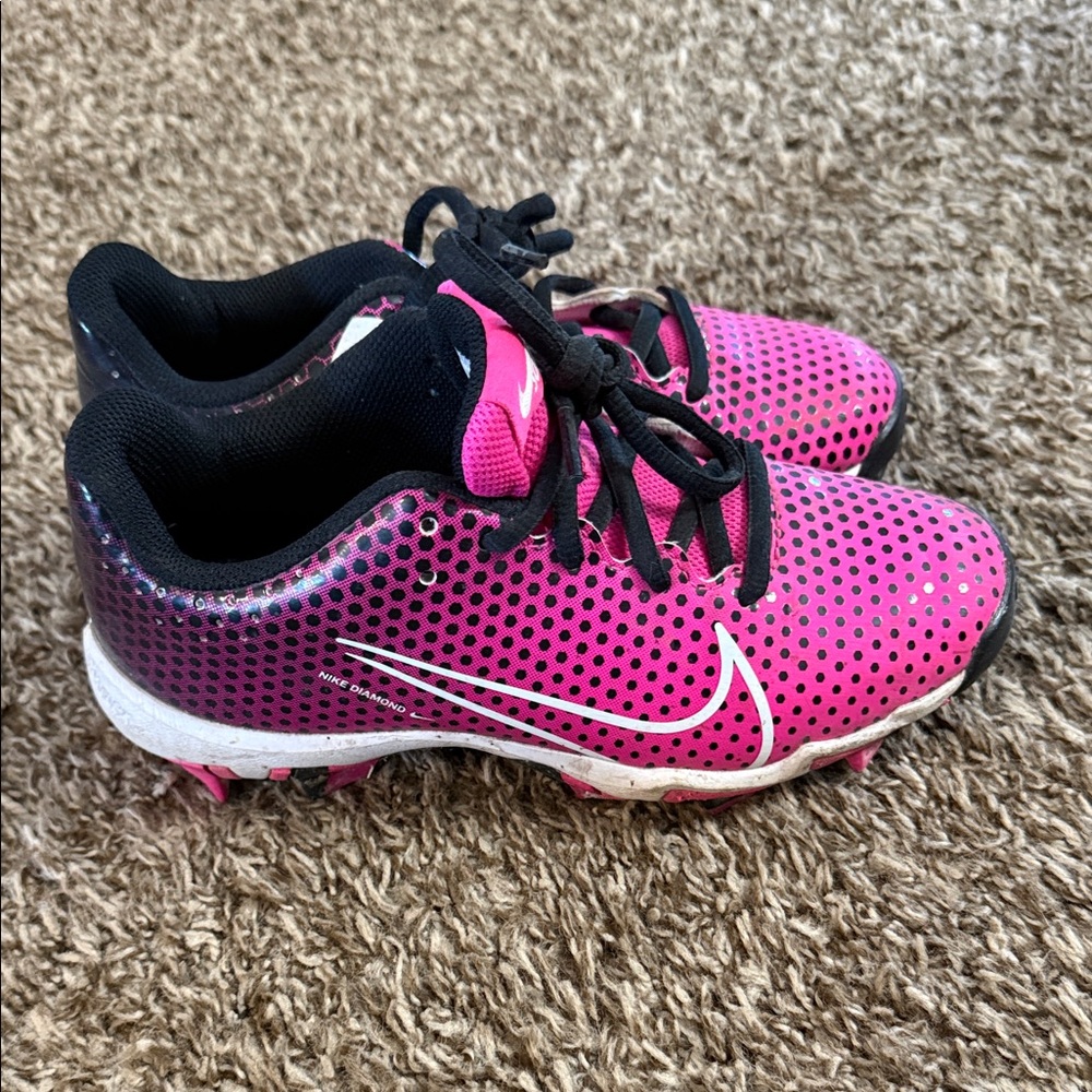 Nike Kids Pink and Black Sneakers
